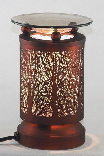 Brown Trees Electric Oil Warmer