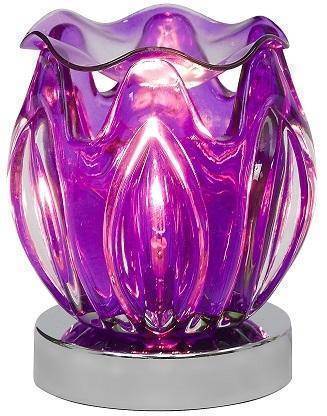 Touch Electric Oil Burners Glass Lamp Purple
