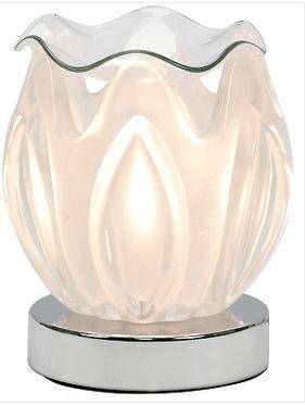 Touch Electric Oil Burner Glass Lamp Clear